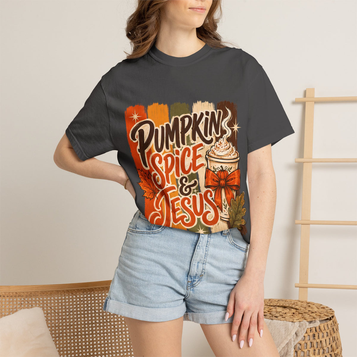 Pumpkin Spice & Jesus T-Shirt