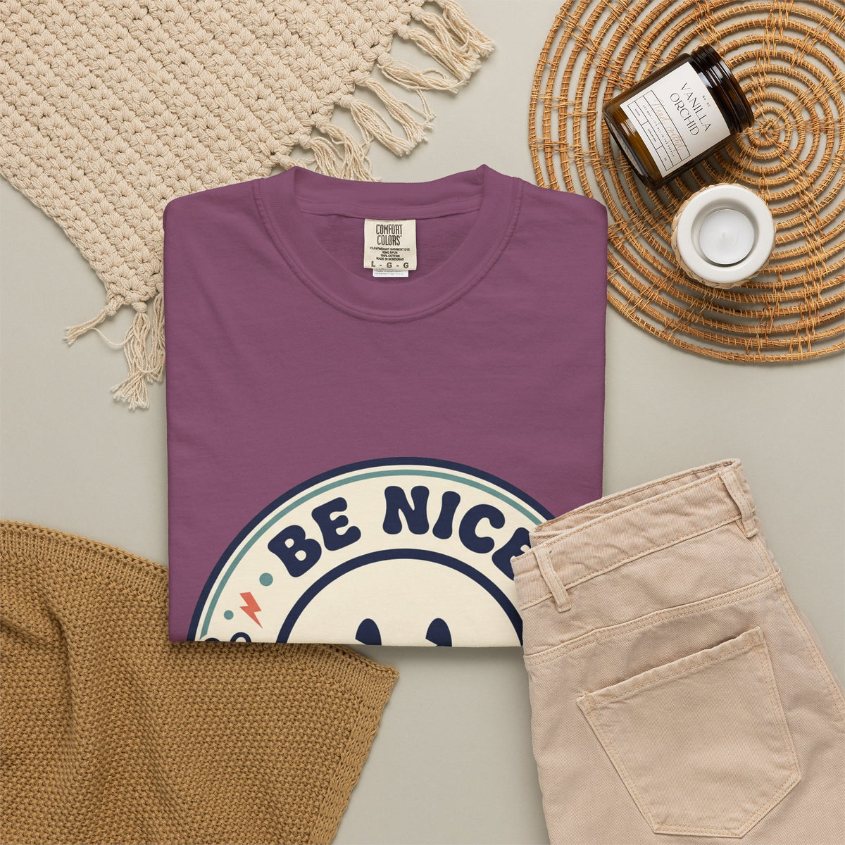 Be Nice You Jerk Smiley T-Shirt