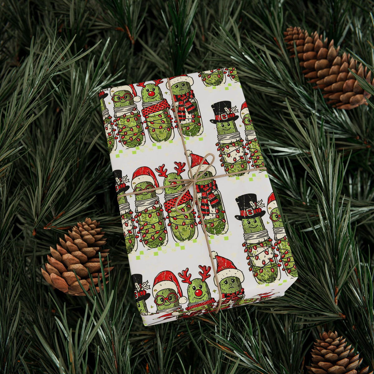 Christmas Pickles Wrapping Paper