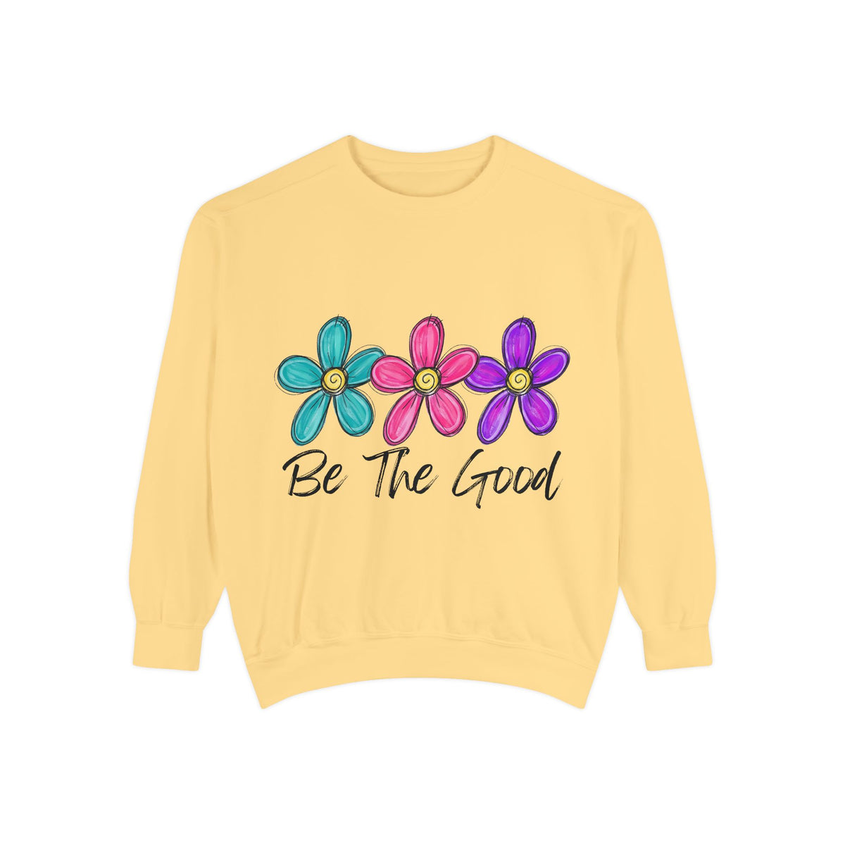 'Be The Good' Floral Sweatshirt