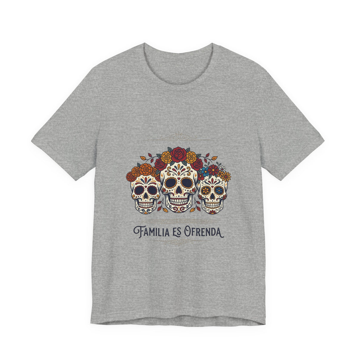 Familia Es Ofrenda Tee — Day of the Dead Sugar Skull Family Shirt