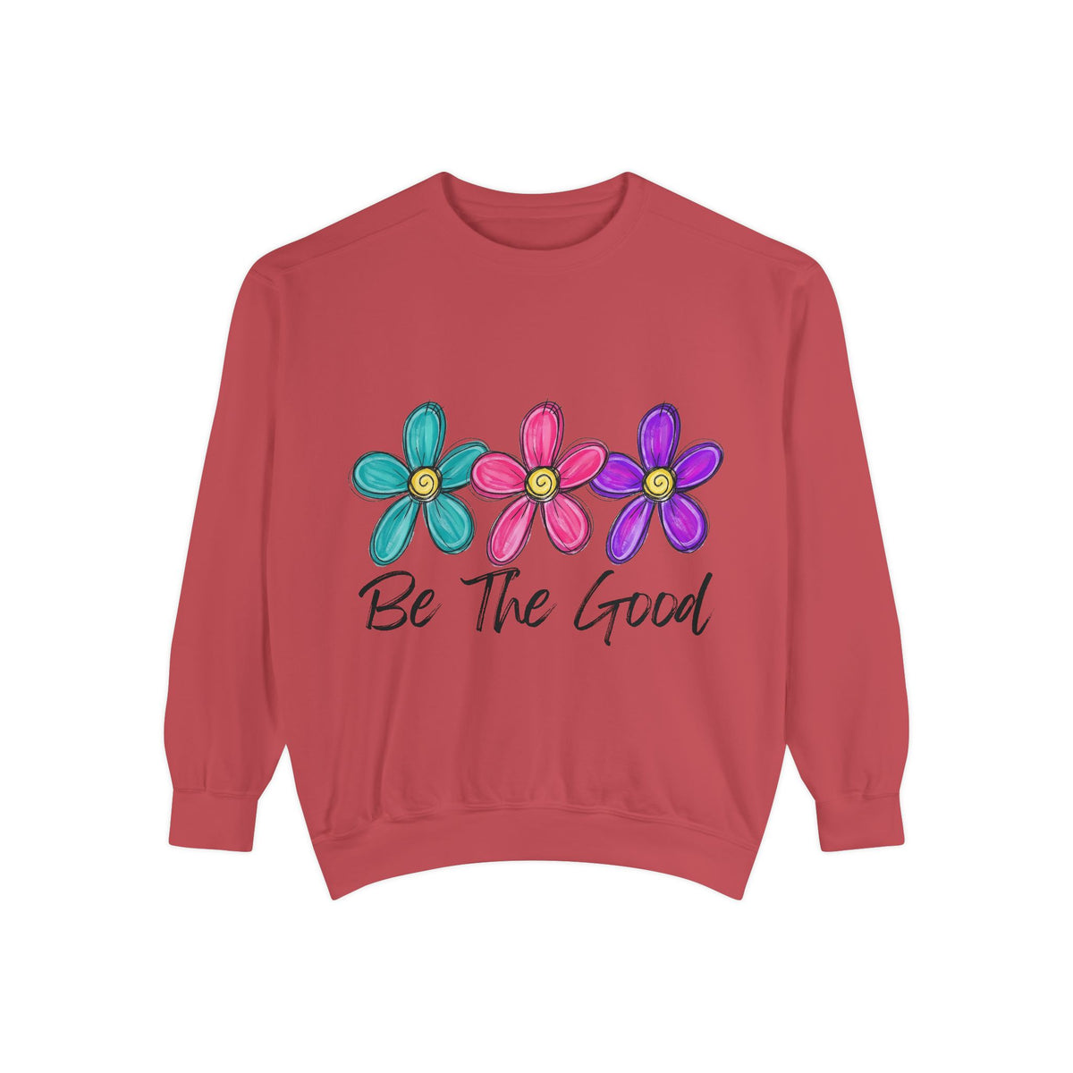 'Be The Good' Floral Sweatshirt