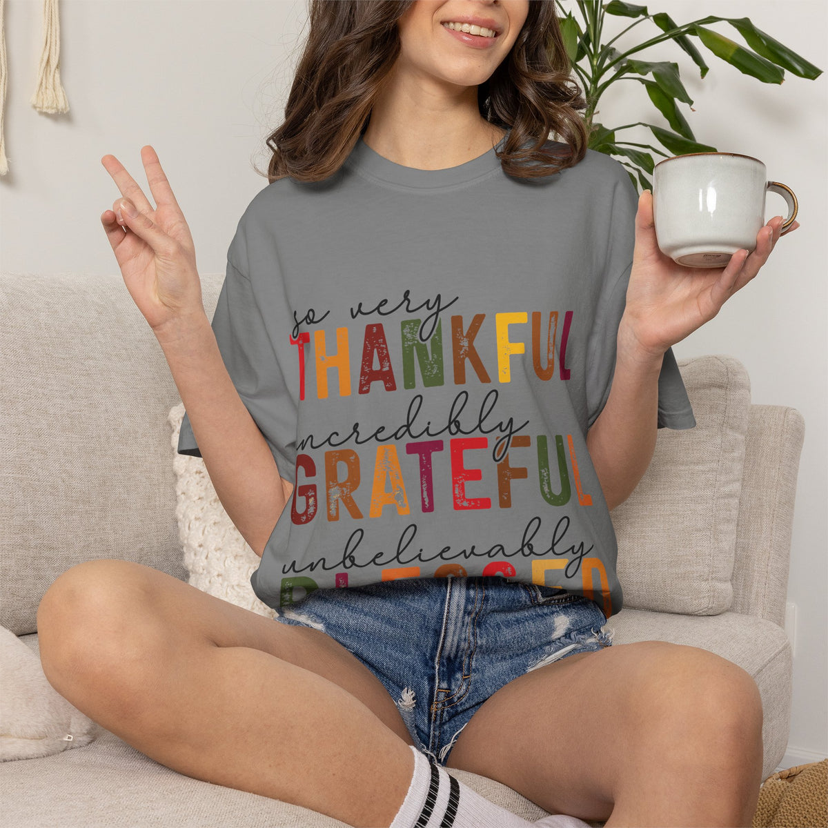 Thankful Grateful Blessed T-Shirt