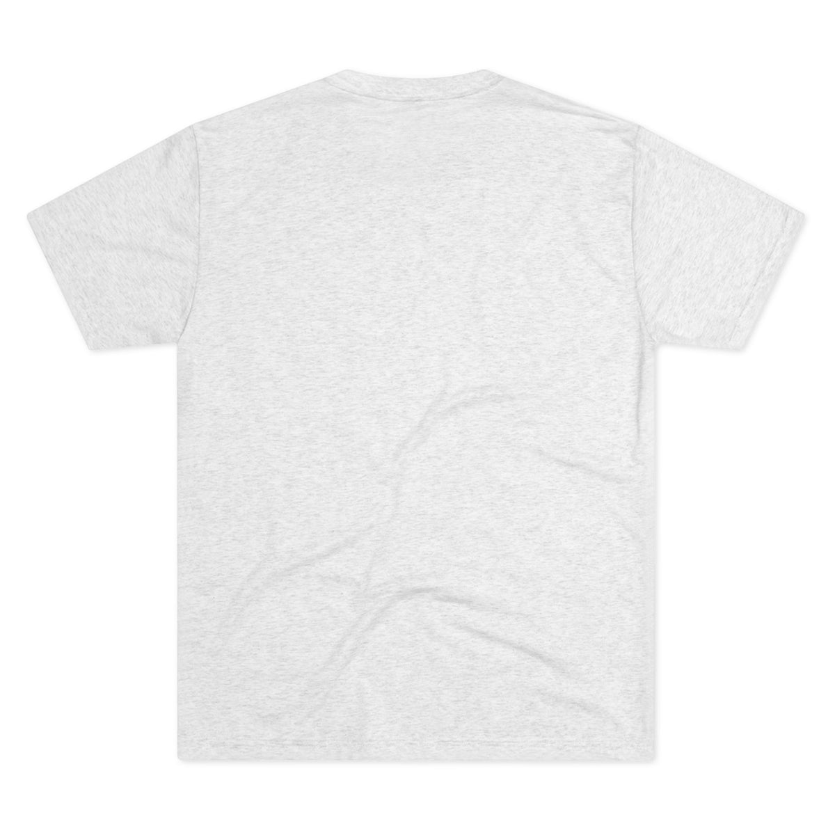 Back view of a light gray short sleeve T-shirt with a plain design from Printify for women's fashion and casual everyday wear