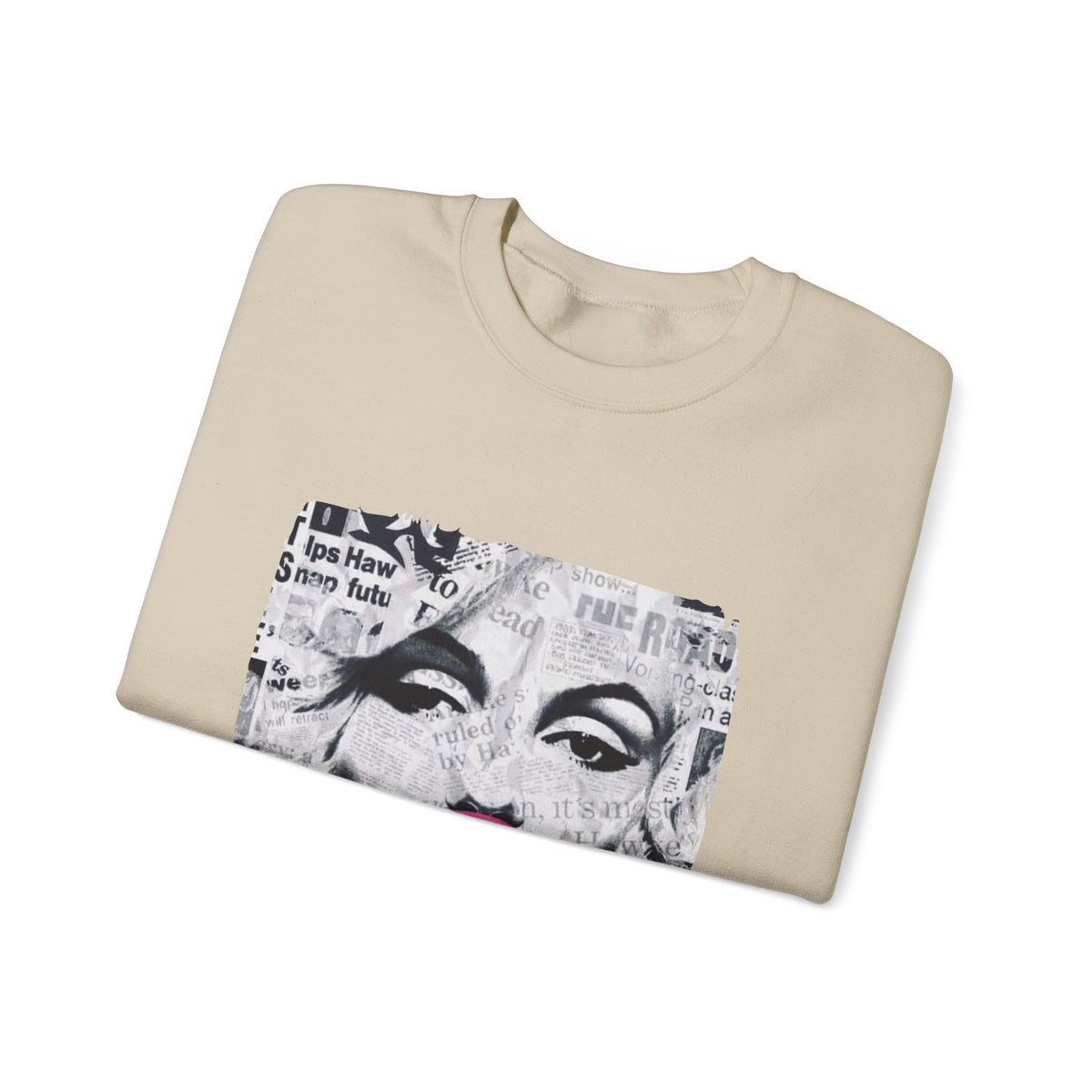 Marilyn Bubble Pop Art Crewneck