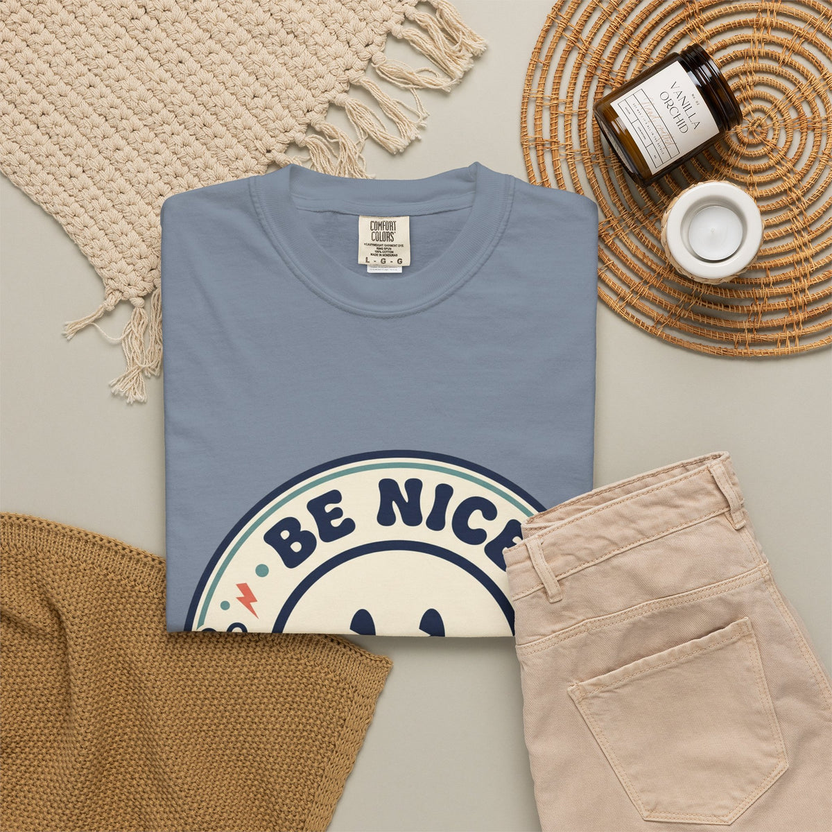 Be Nice You Jerk Smiley T-Shirt