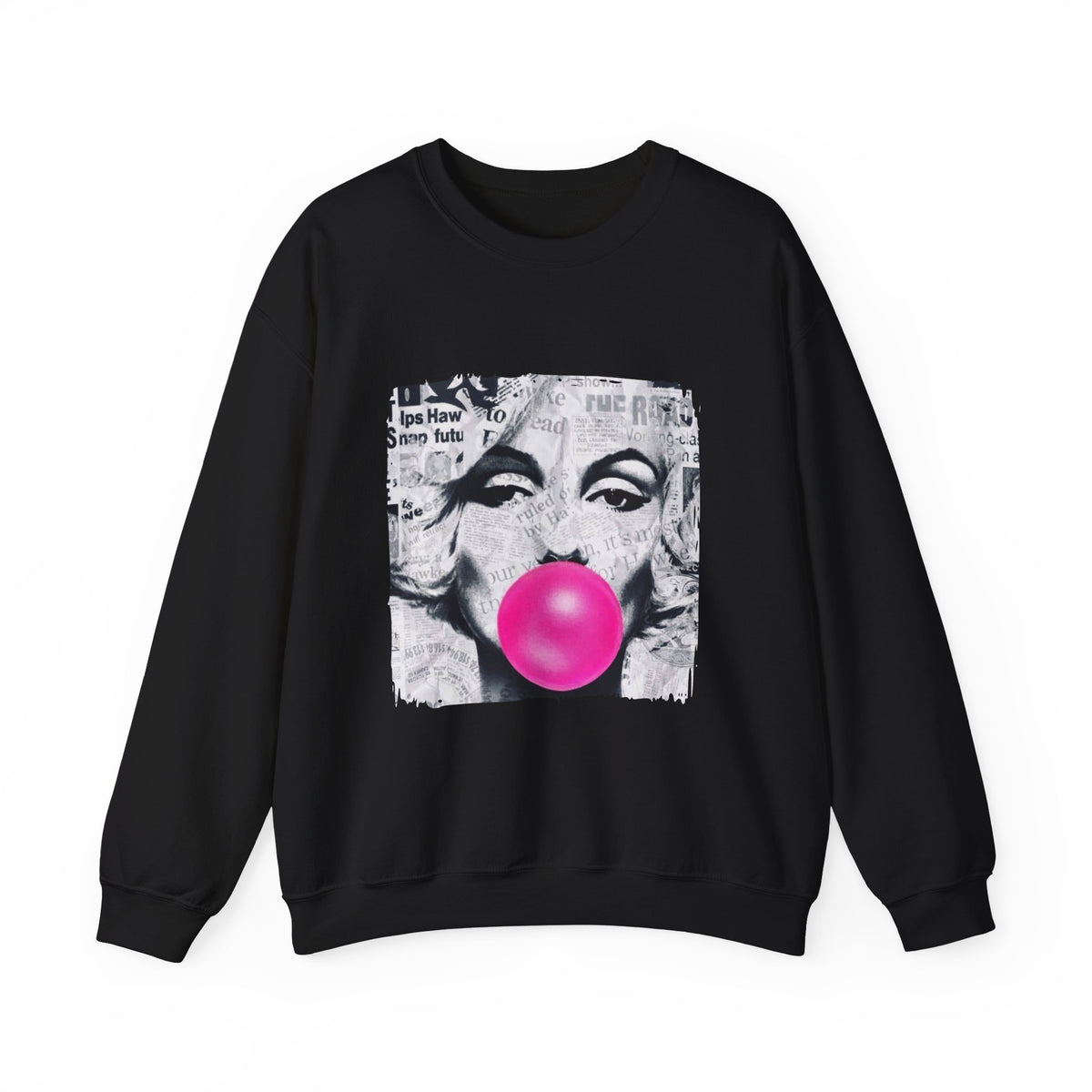 Marilyn Bubble Pop Art Crewneck