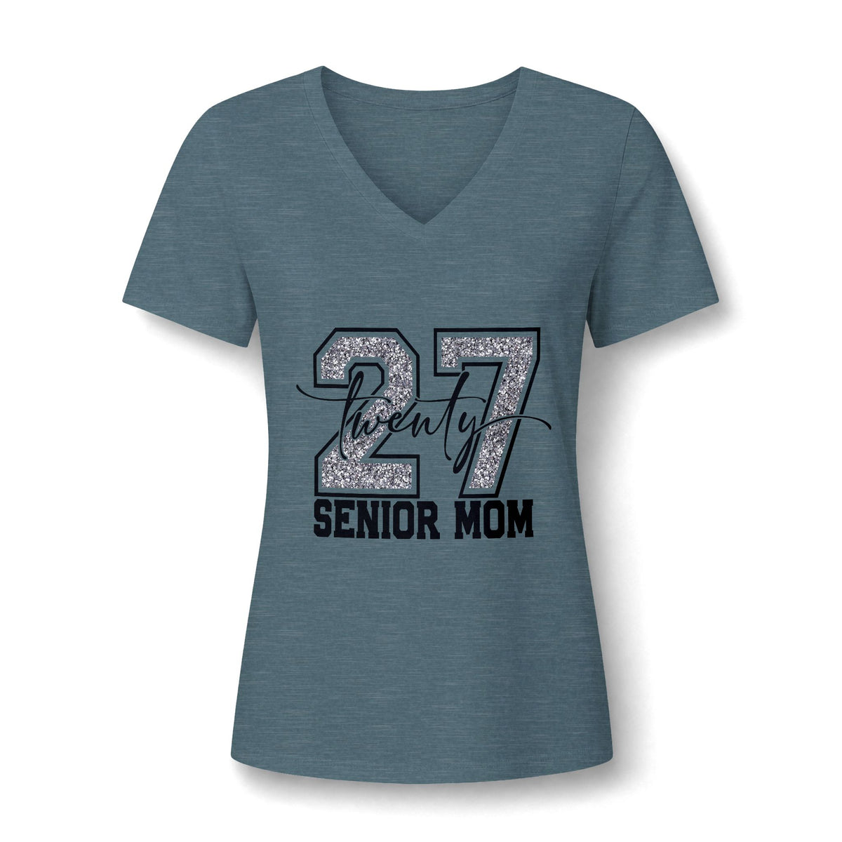 Senior Mom Twenty 27 V-Neck Tee