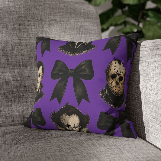Horror Icons Pattern Pillowcase – Michael Myers, Jason, Pennywise & Scream
