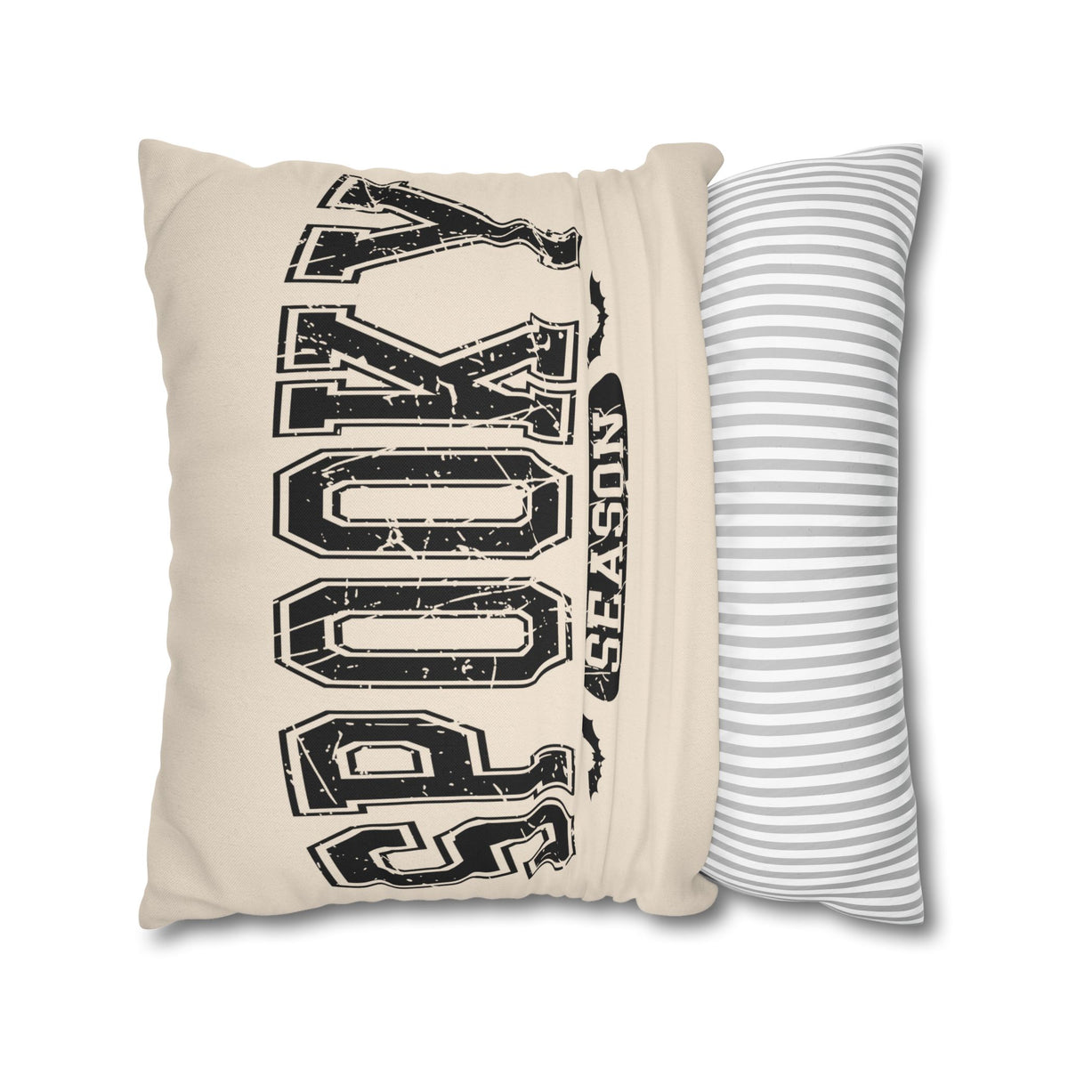 Stay Creepy Skull & Jack-O'-Lantern Decorative Pillowcase