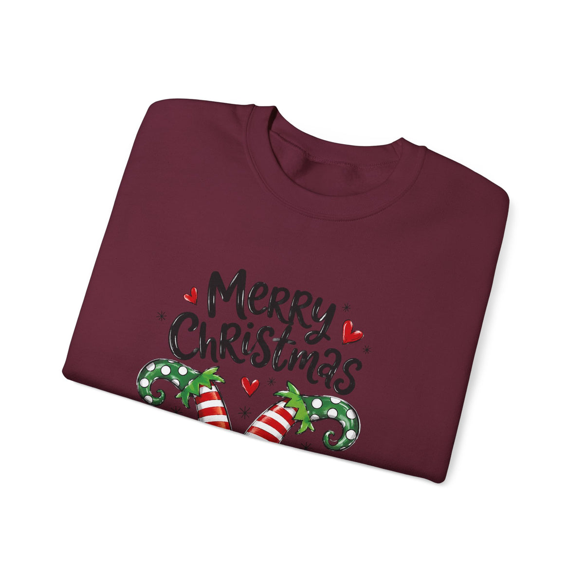 Merry Christmas Elf feet - “Merry Christmas” Gift Box Design