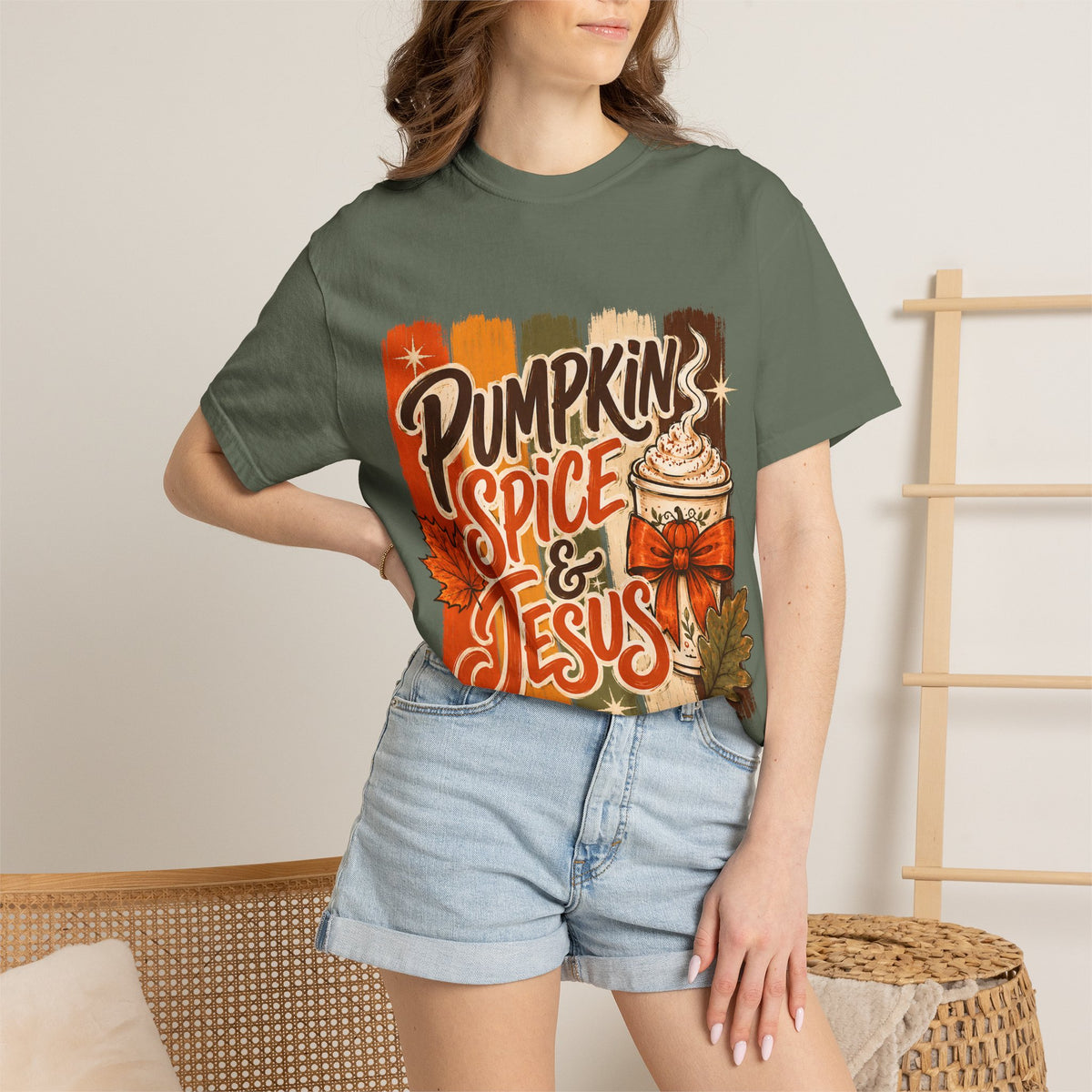 Pumpkin Spice & Jesus T-Shirt