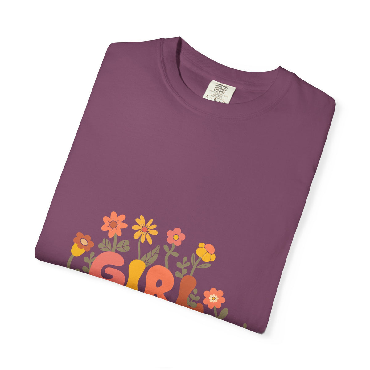 Retro Girl Mama Floral T-Shirt