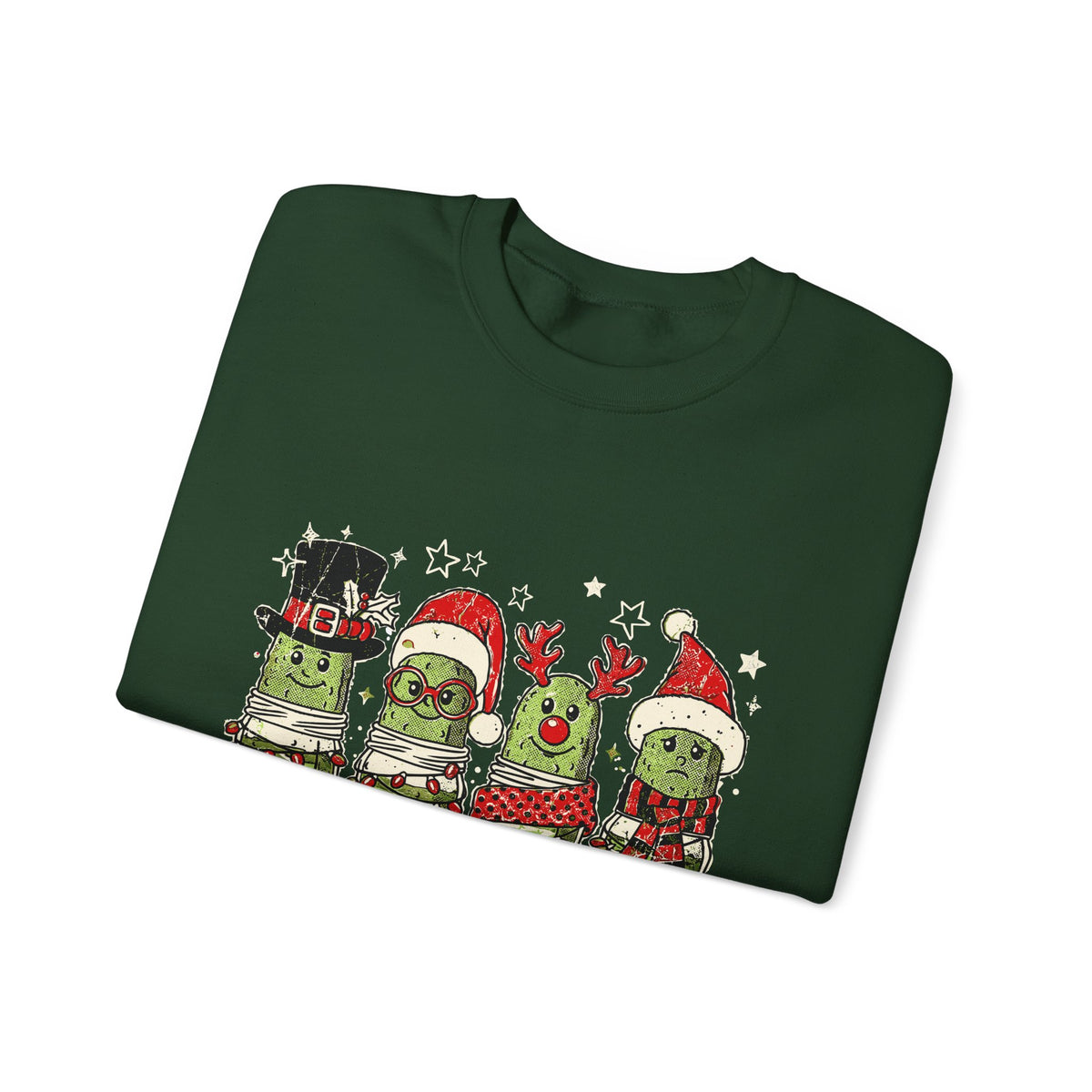 Just Here for the Pickle Juice Christmas Sweatshirt