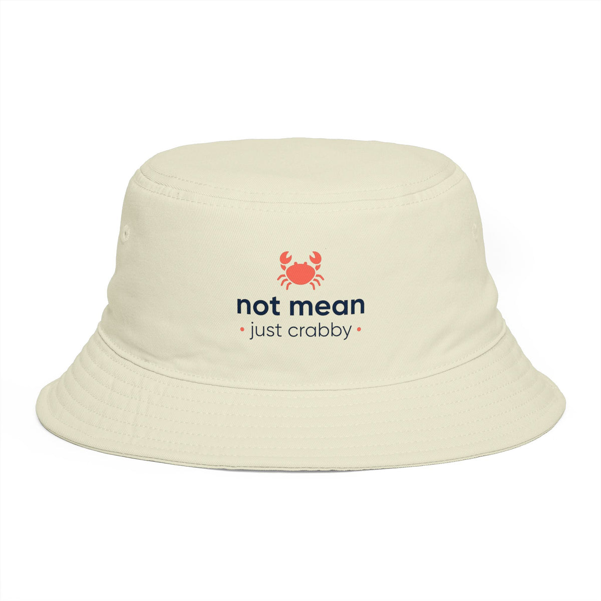 'Not mean just crabby' bucket hat