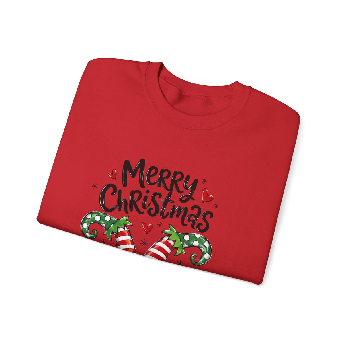 Merry Christmas Elf feet - “Merry Christmas” Gift Box Design