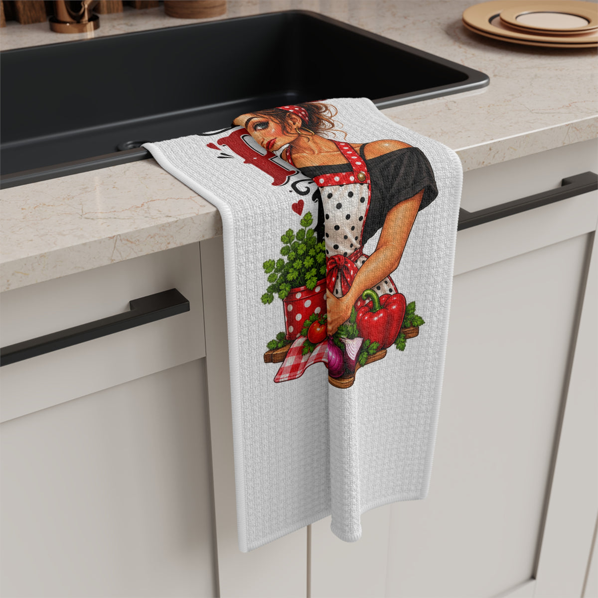 Microfiber Tea Towel – “Don’t Make Me Poison Your Food” Funny Cooking Kitchen Towel