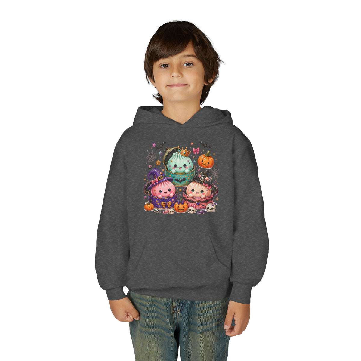Youth Halloween Dumpling Crewneck Hoodie
