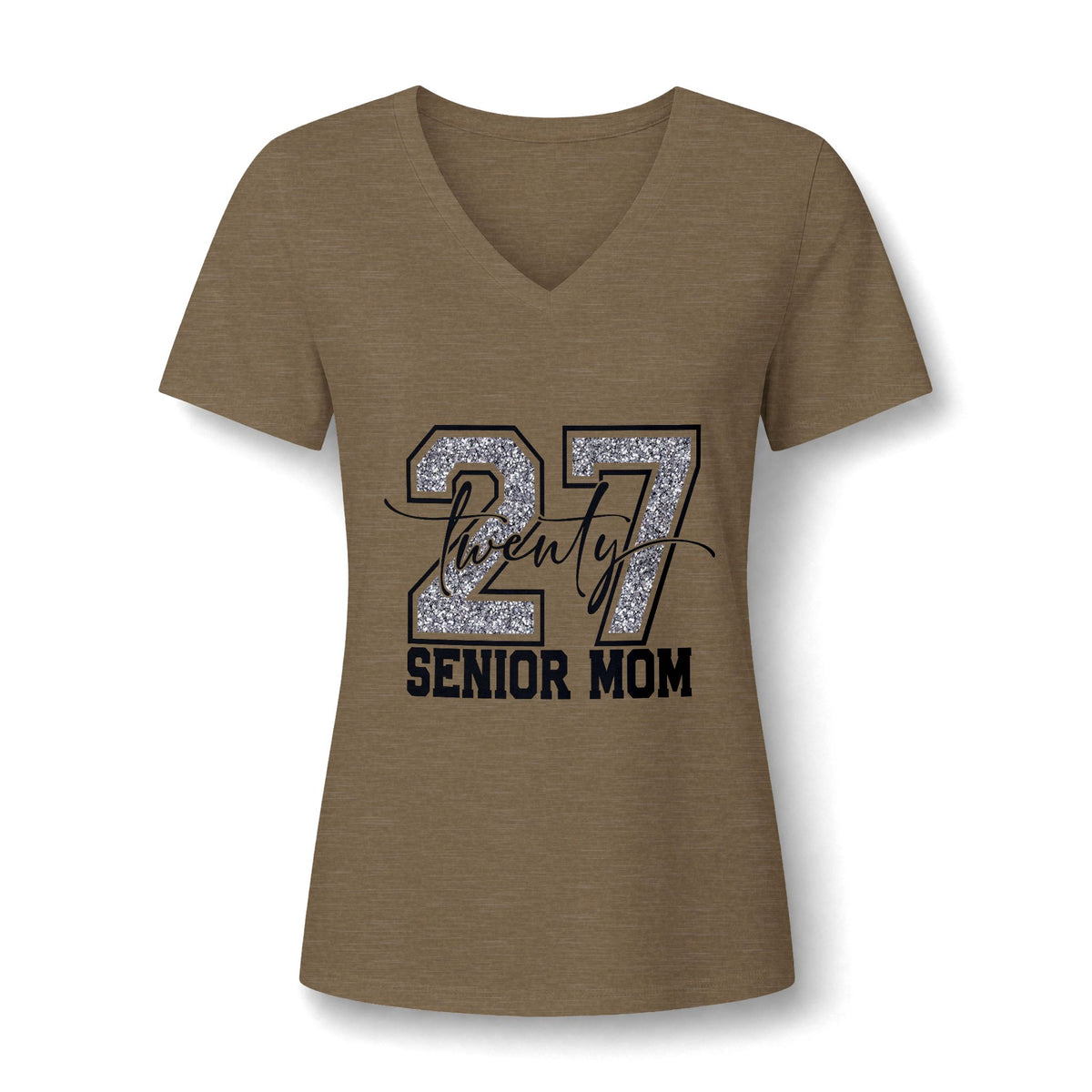 Senior Mom Twenty 27 V-Neck Tee