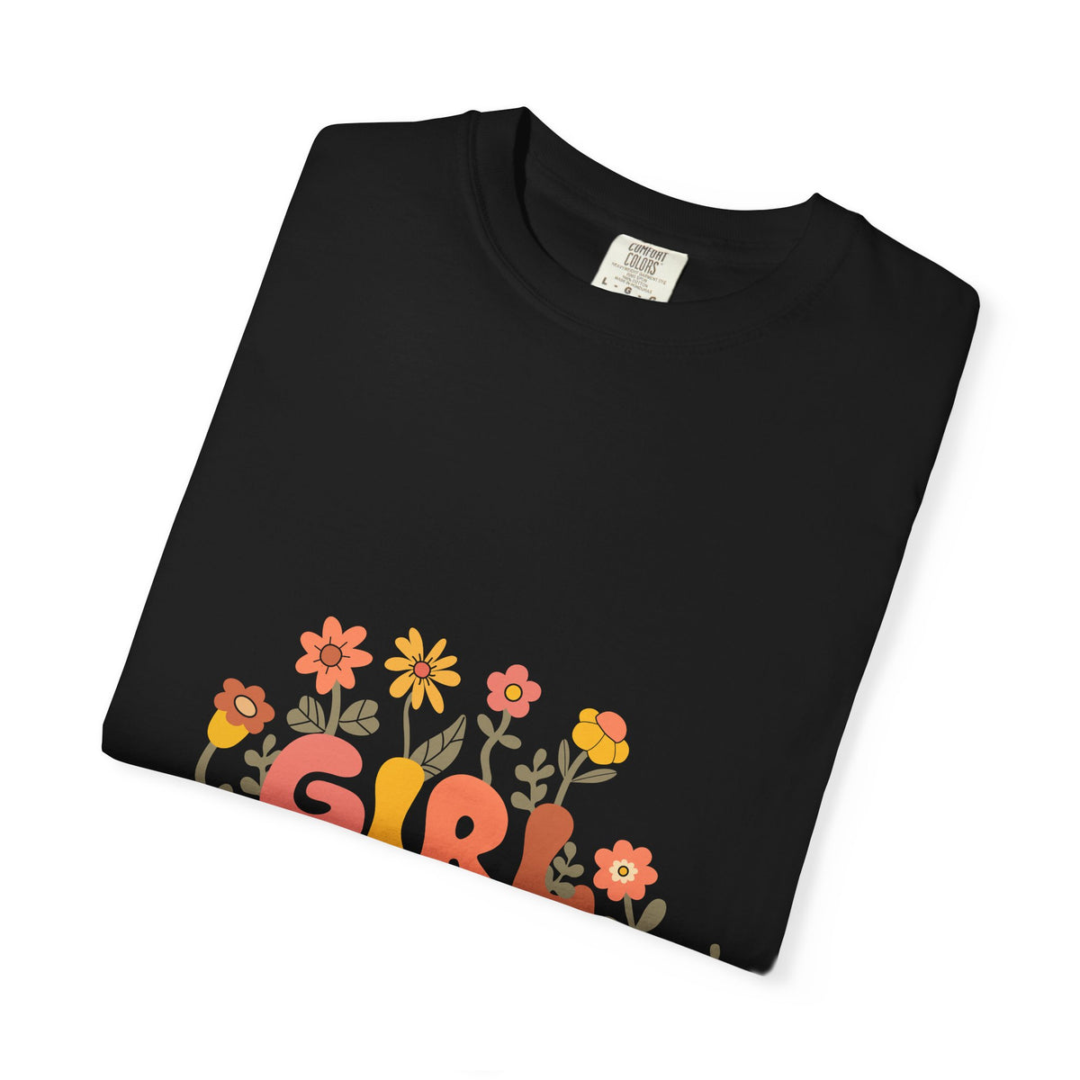 Retro Girl Mama Floral T-Shirt