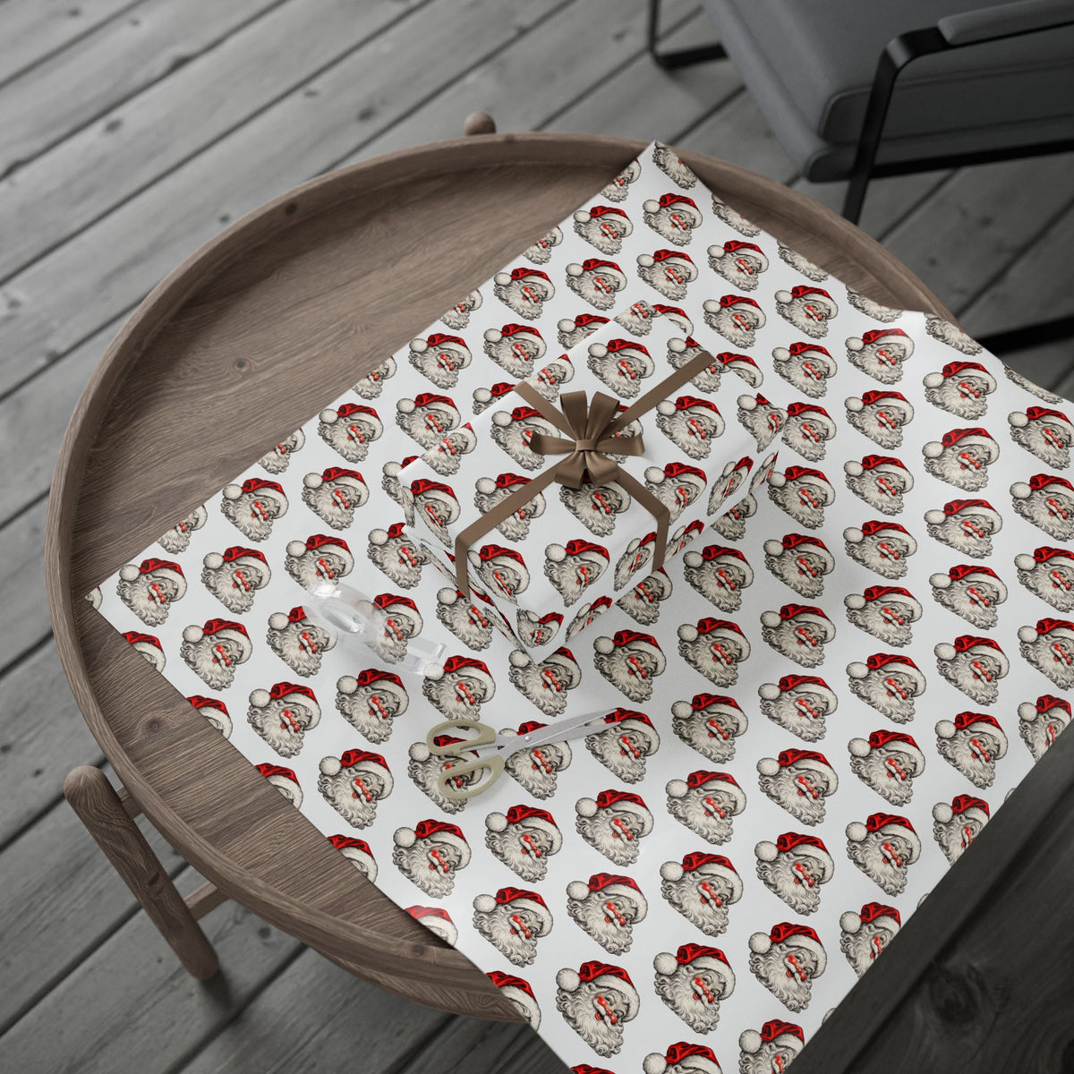 Vintage Santa Claus Christmas Wrapping Paper