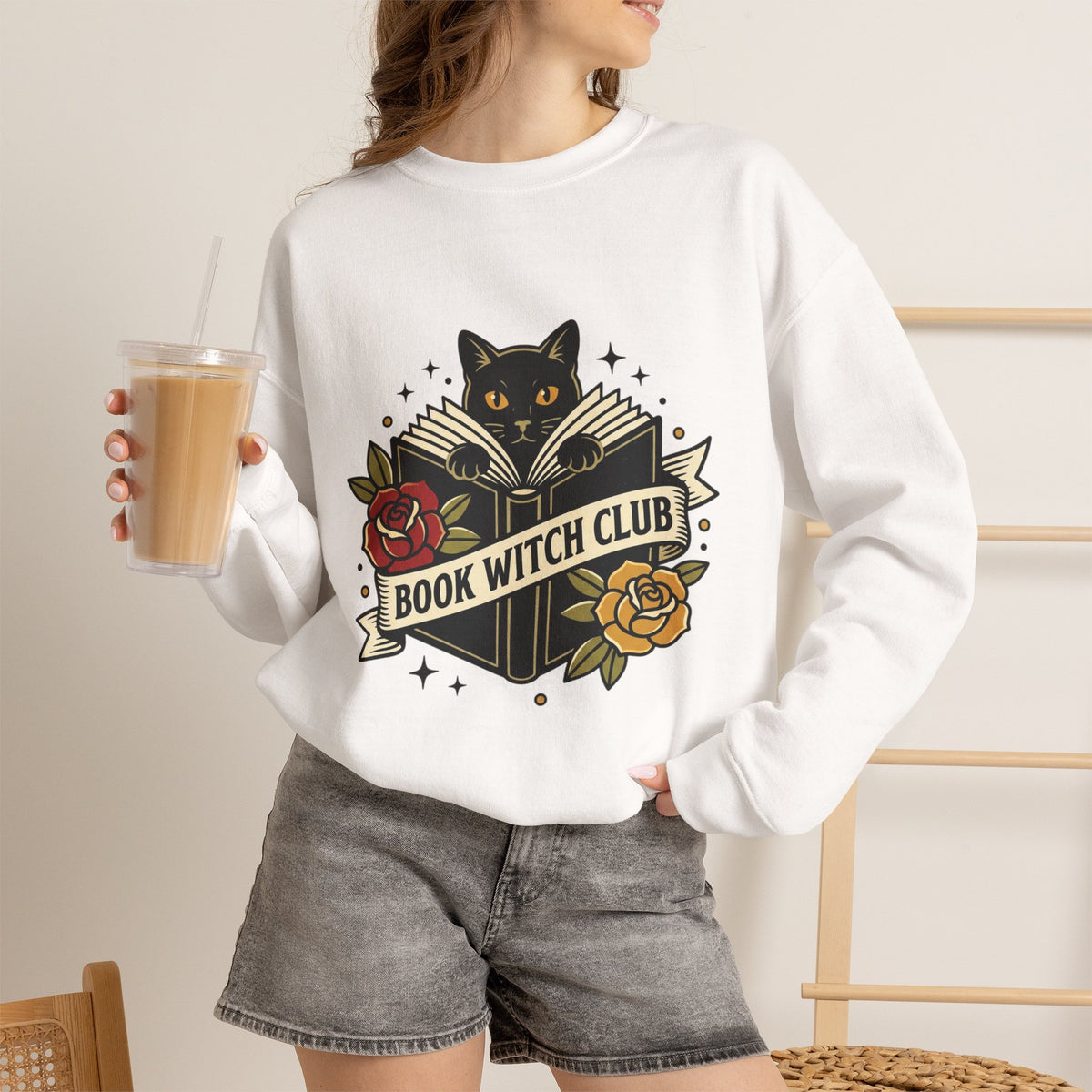 Book Witch Club Halloween Sweatshirt