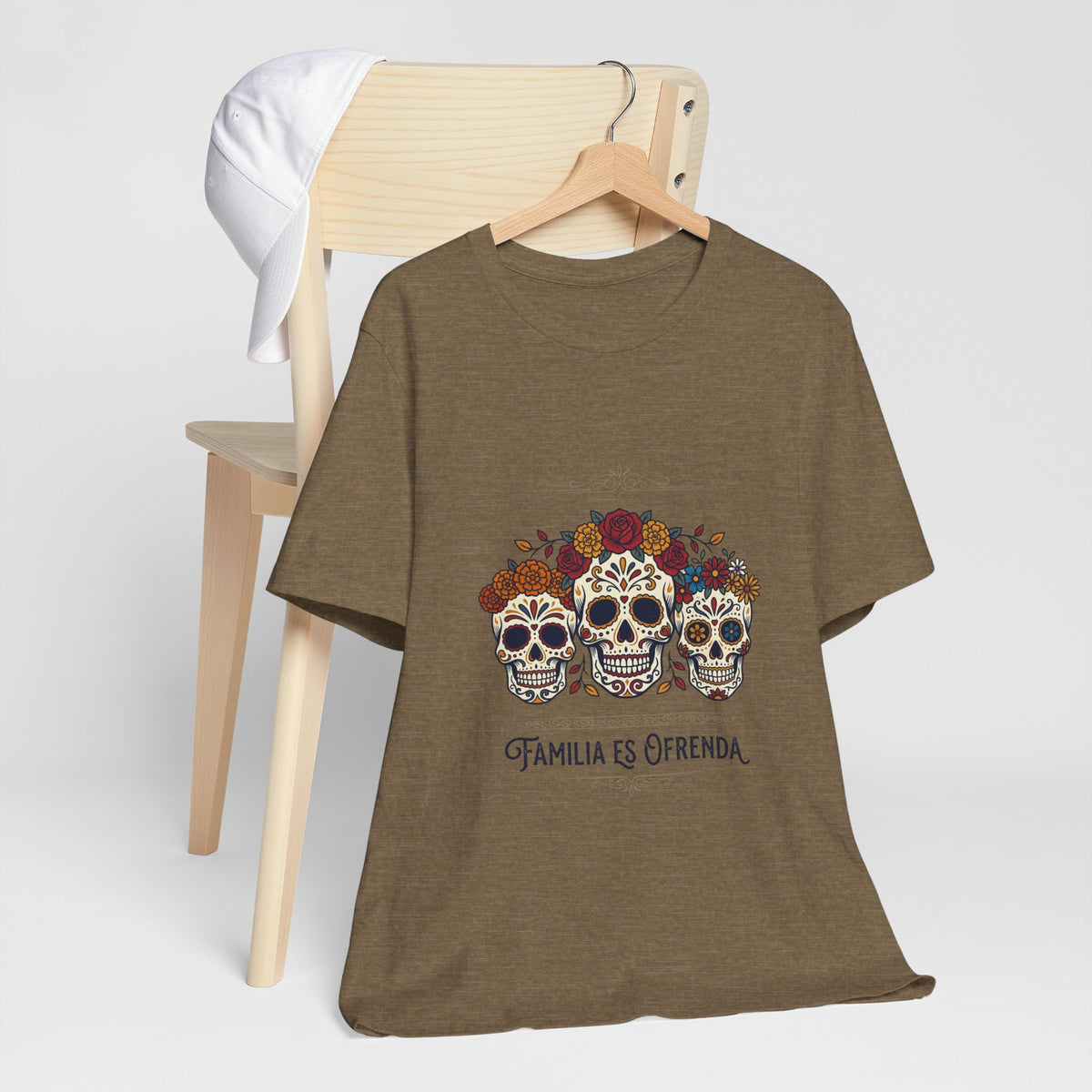 Familia Es Ofrenda Tee — Day of the Dead Sugar Skull Family Shirt