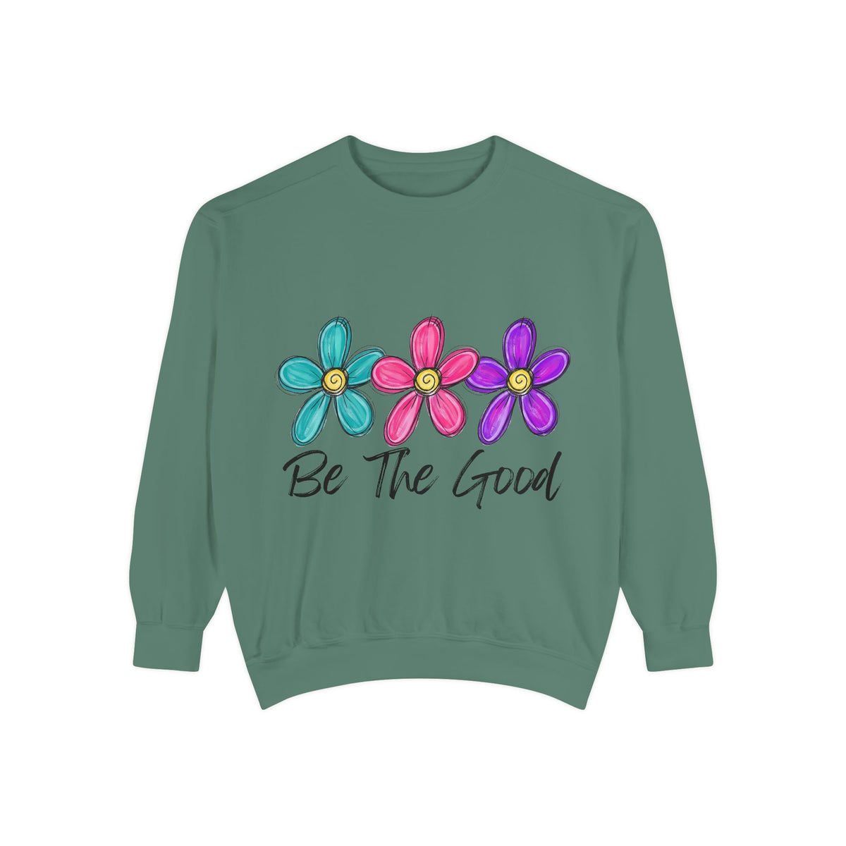 'Be The Good' Floral Sweatshirt