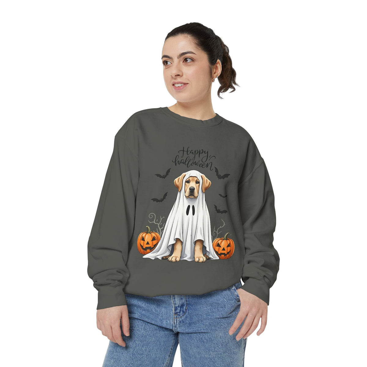 Halloween Labrador Ghost Sweatshirt