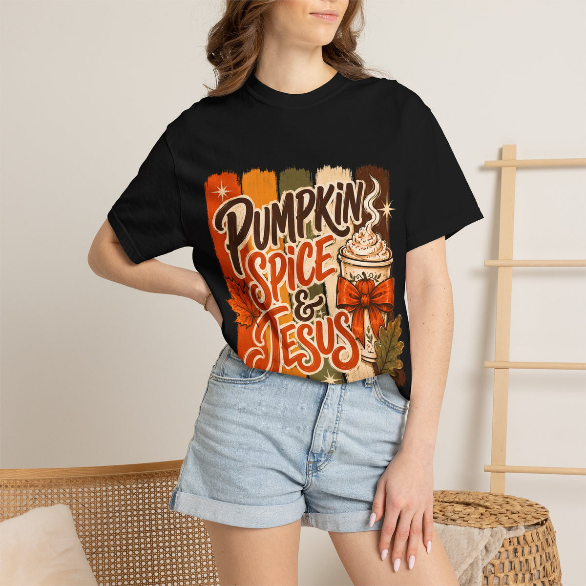 Pumpkin Spice & Jesus T-Shirt