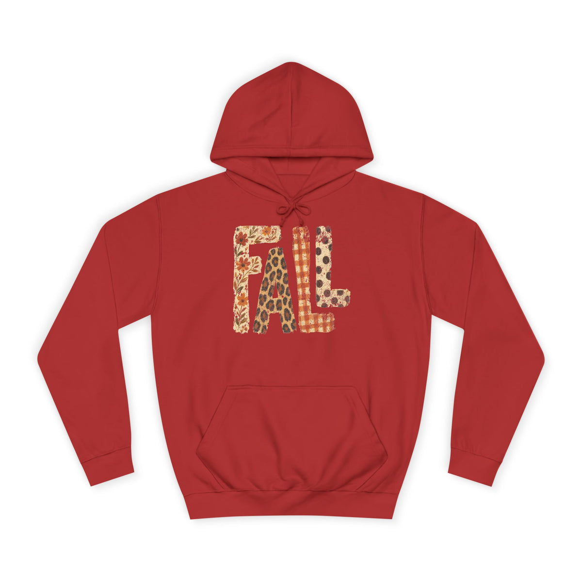 'FALL' Floral Hoodie