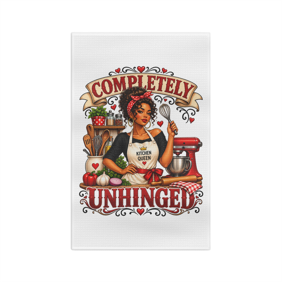 Completely Unhinged Kitchen Queen Microfiber kitchen Towel