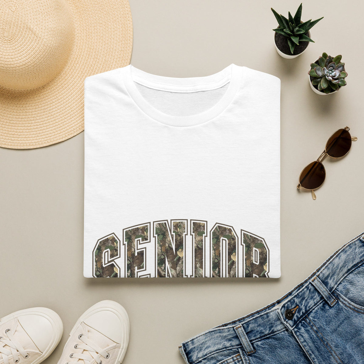 Senior Class of 2027 Camo T-Shirt