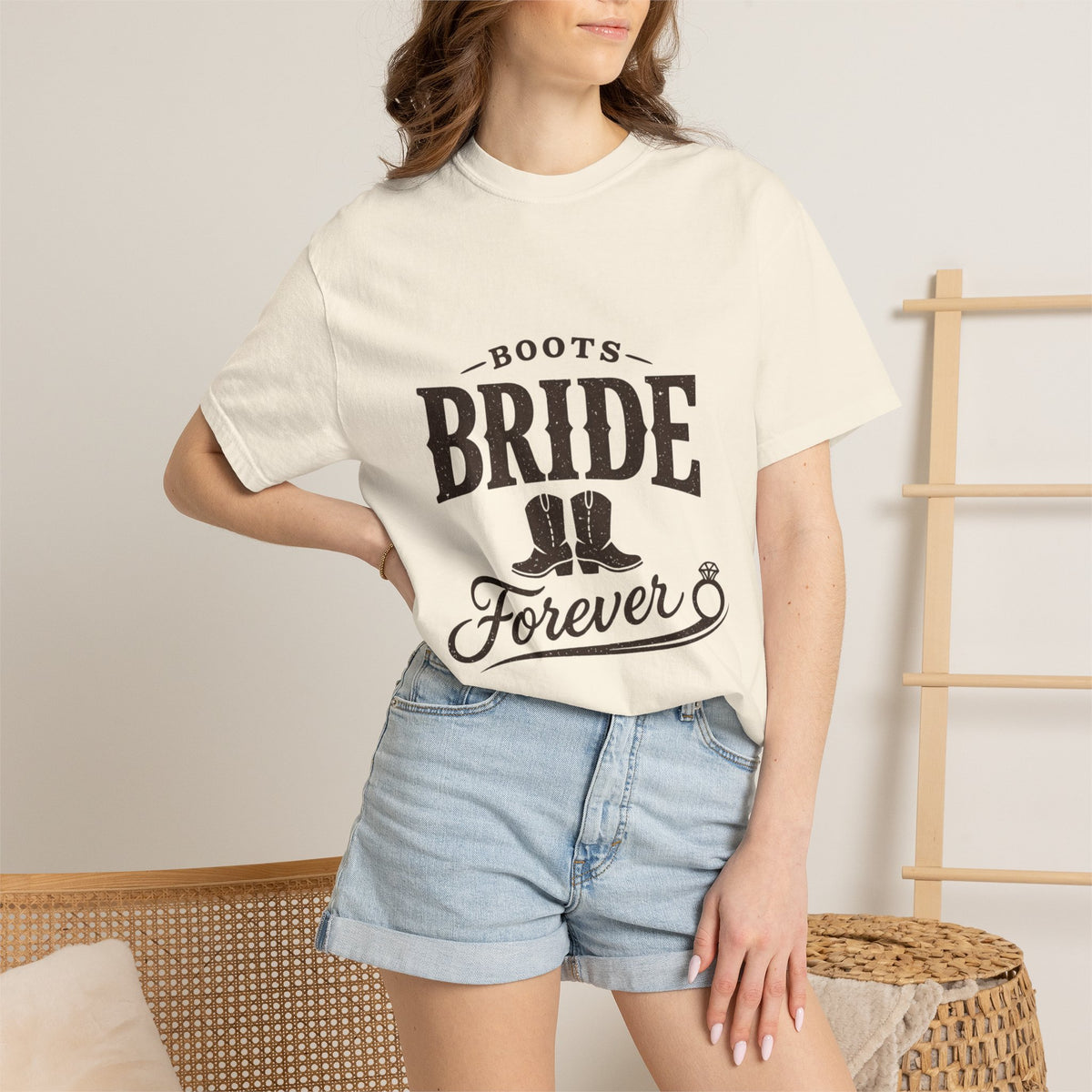 'Boots Bride Forever' Western T Shirt
