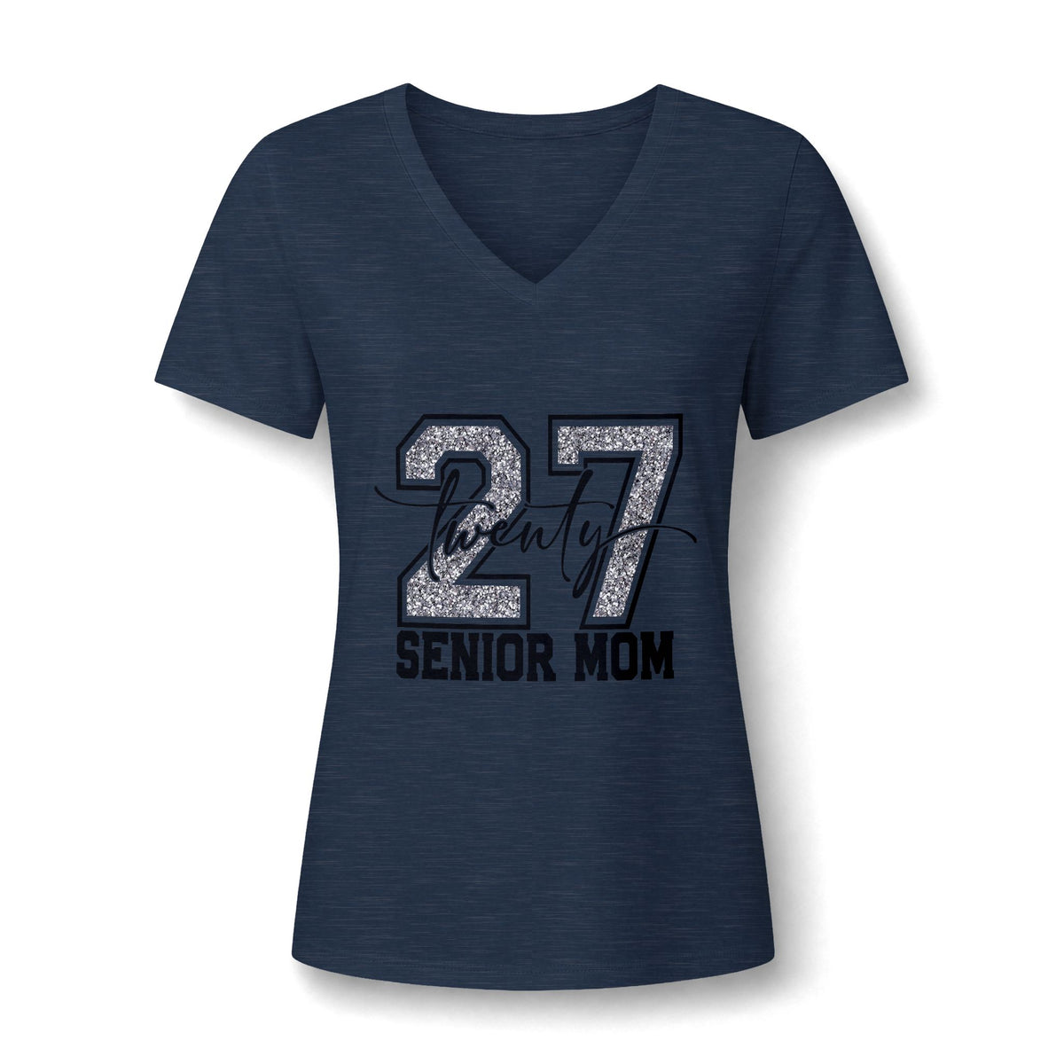 Senior Mom Twenty 27 V-Neck Tee