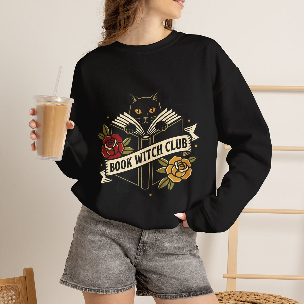 Book Witch Club Halloween Sweatshirt