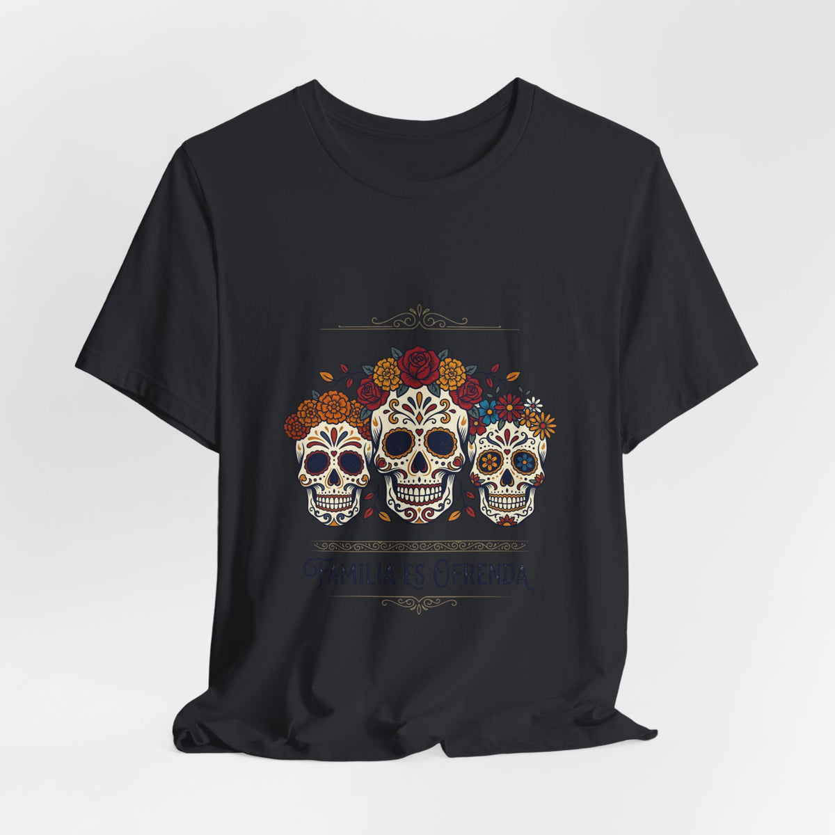 Familia Es Ofrenda Tee — Day of the Dead Sugar Skull Family Shirt