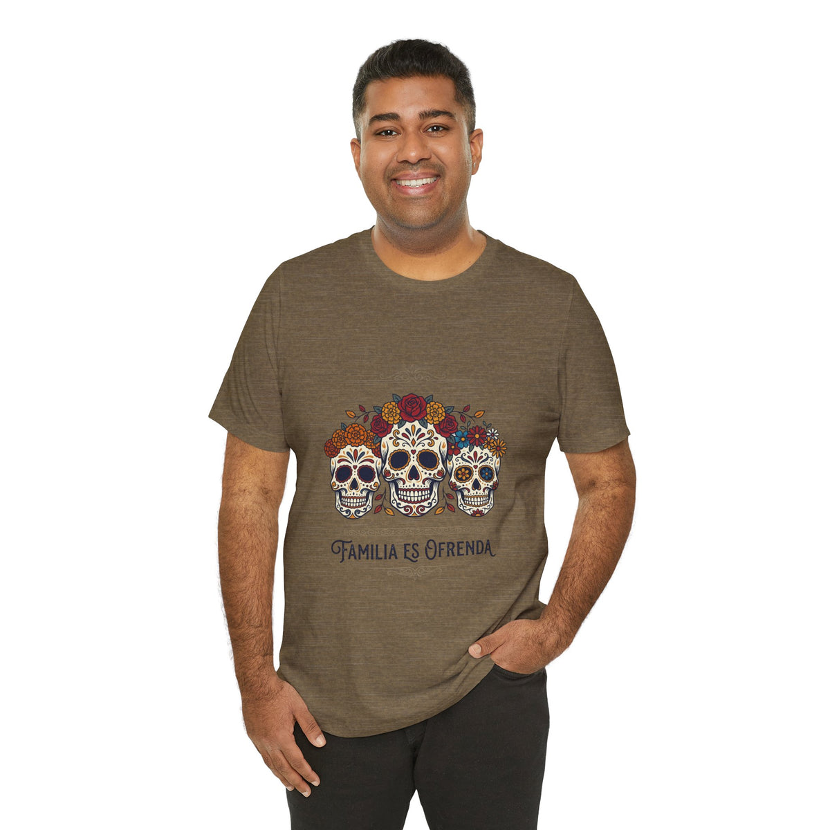 Familia Es Ofrenda Tee — Day of the Dead Sugar Skull Family Shirt