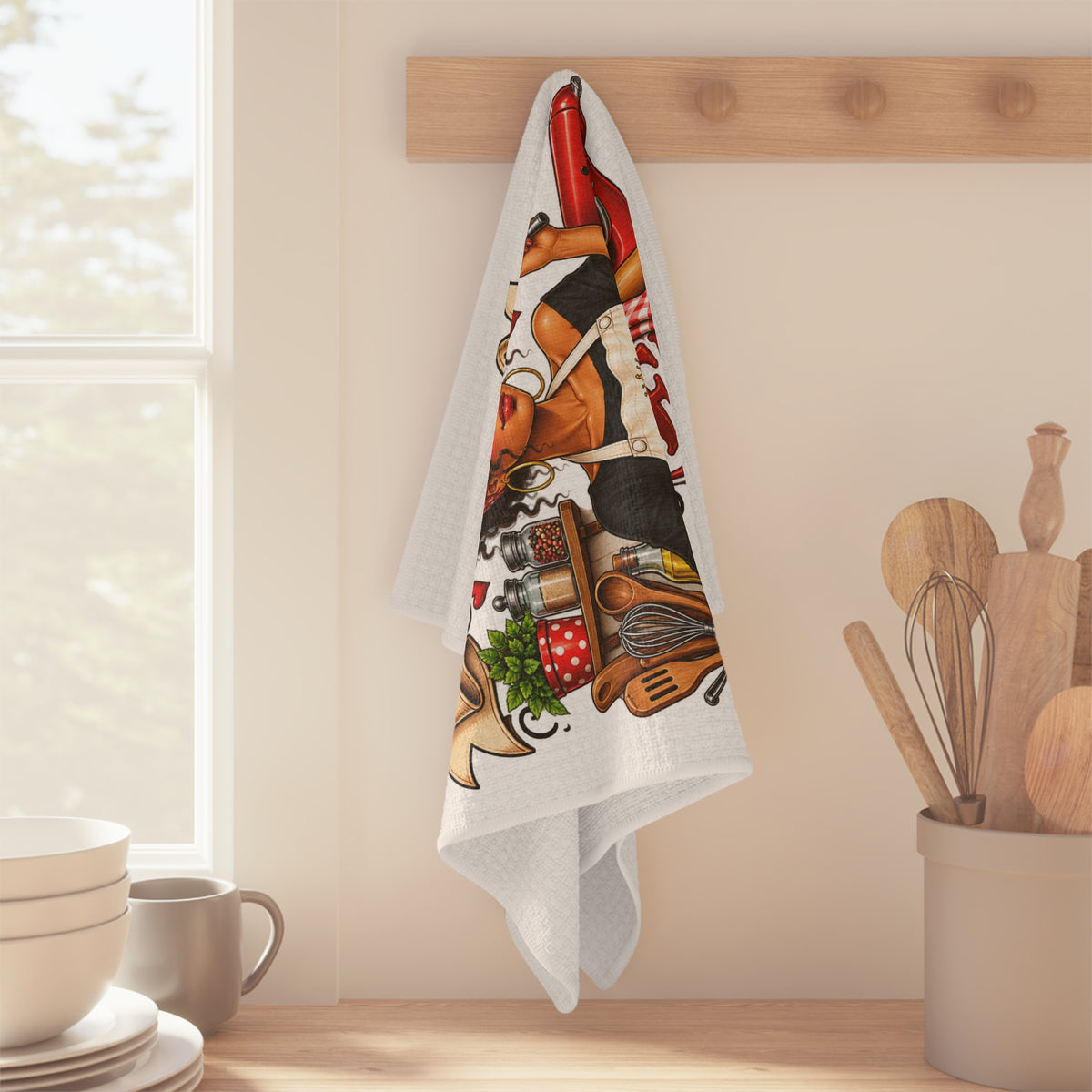 Completely Unhinged Kitchen Queen Microfiber kitchen Towel