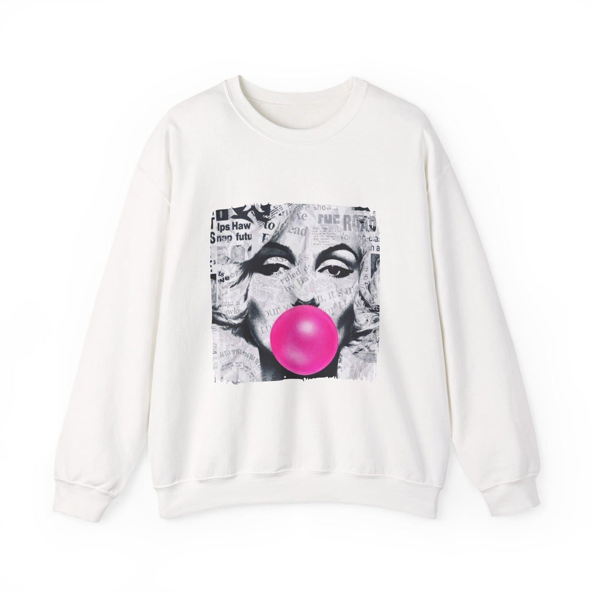 Marilyn Bubble Pop Art Crewneck