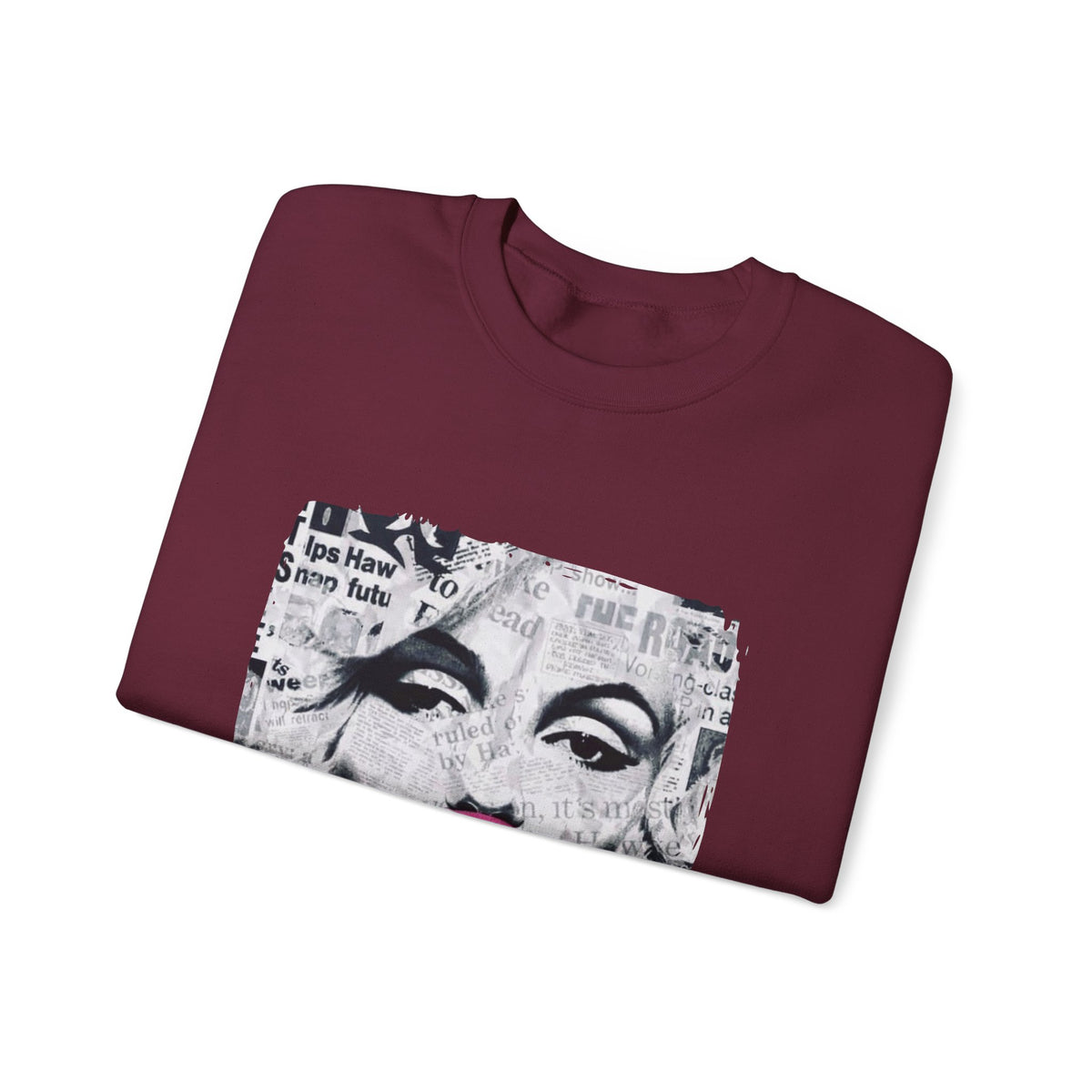 Marilyn Bubble Pop Art Crewneck