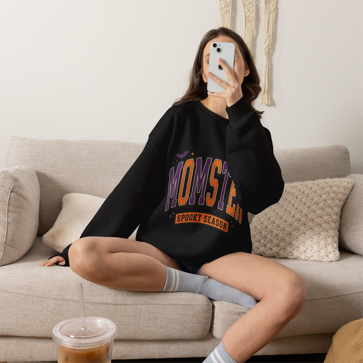 Momster Halloween Sweatshirt