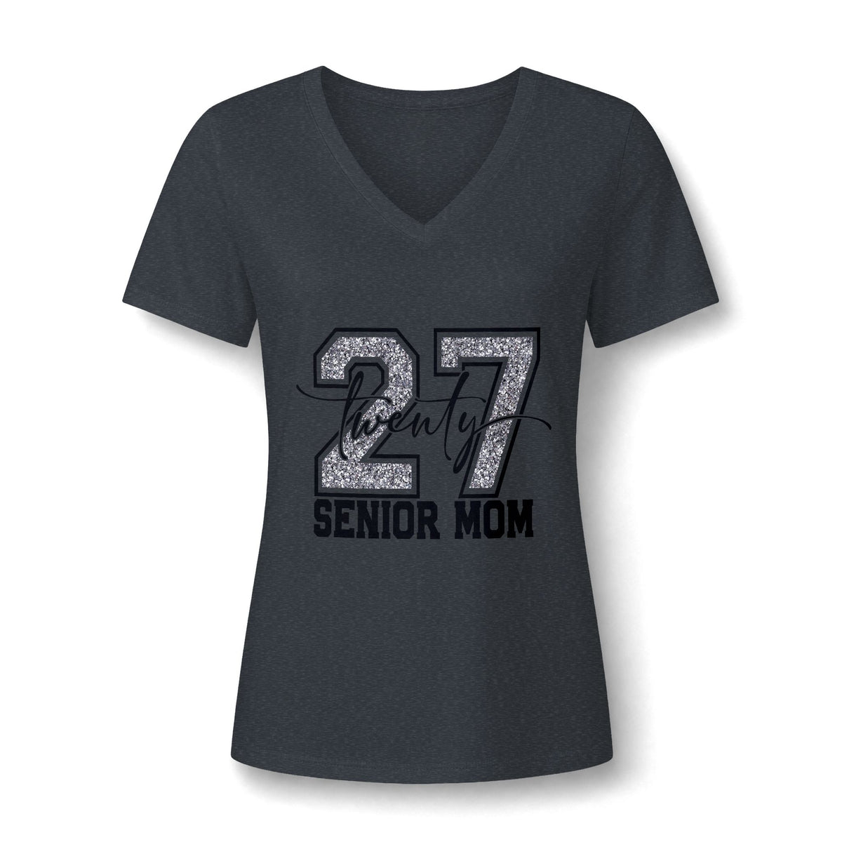 Senior Mom Twenty 27 V-Neck Tee