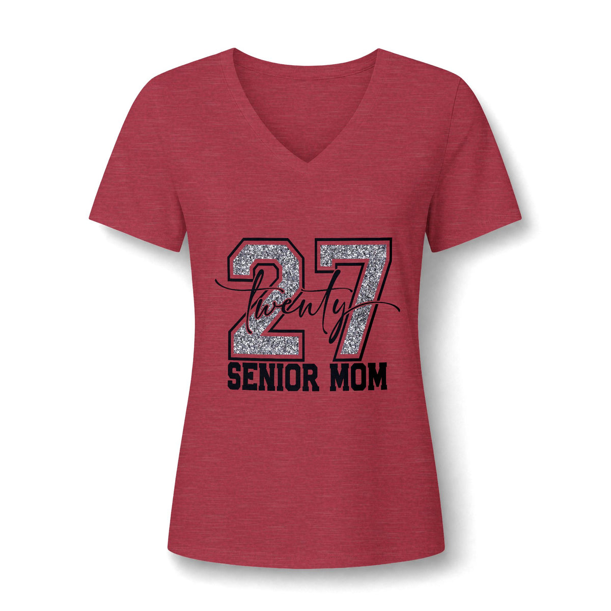 Senior Mom Twenty 27 V-Neck Tee