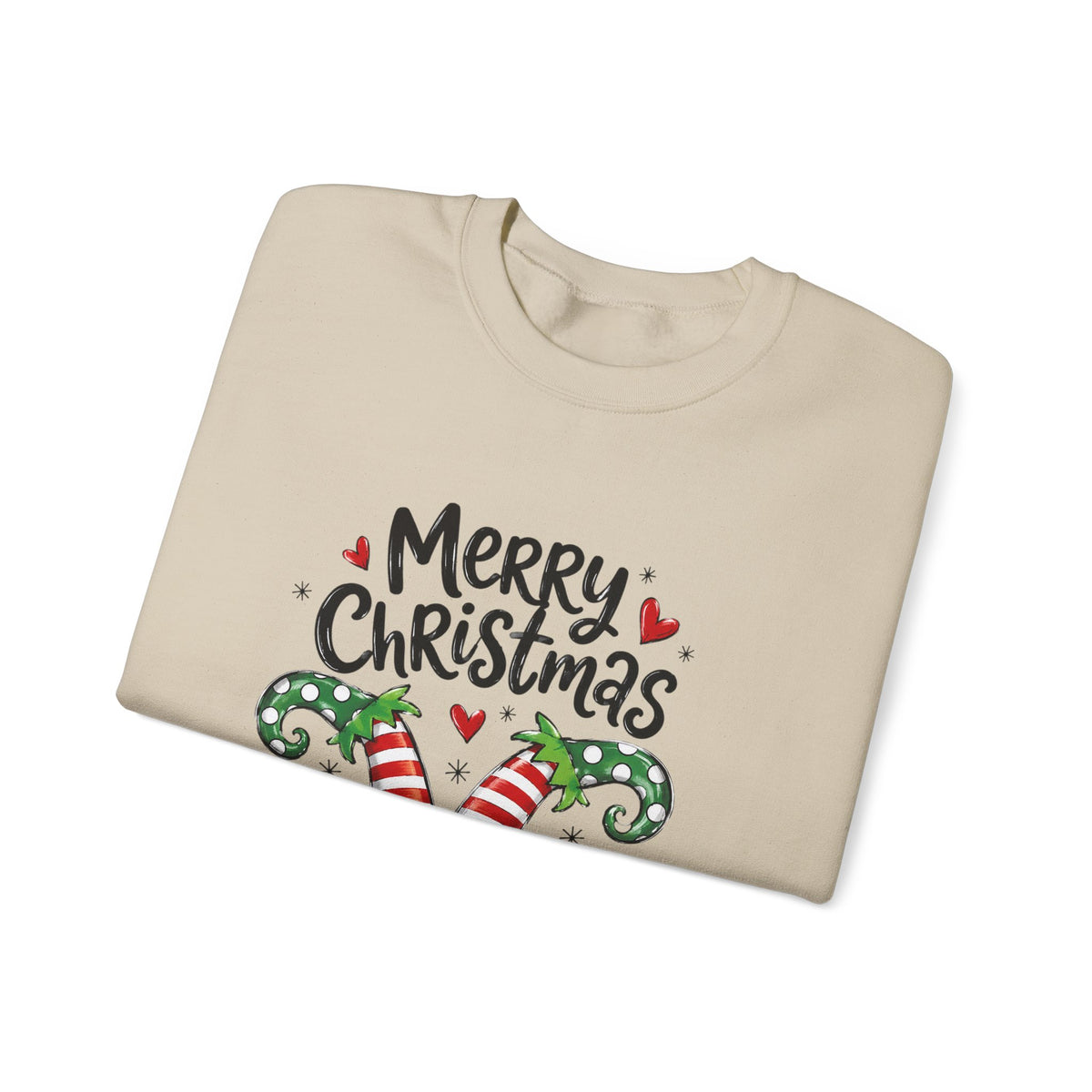 Merry Christmas Elf feet - “Merry Christmas” Gift Box Design