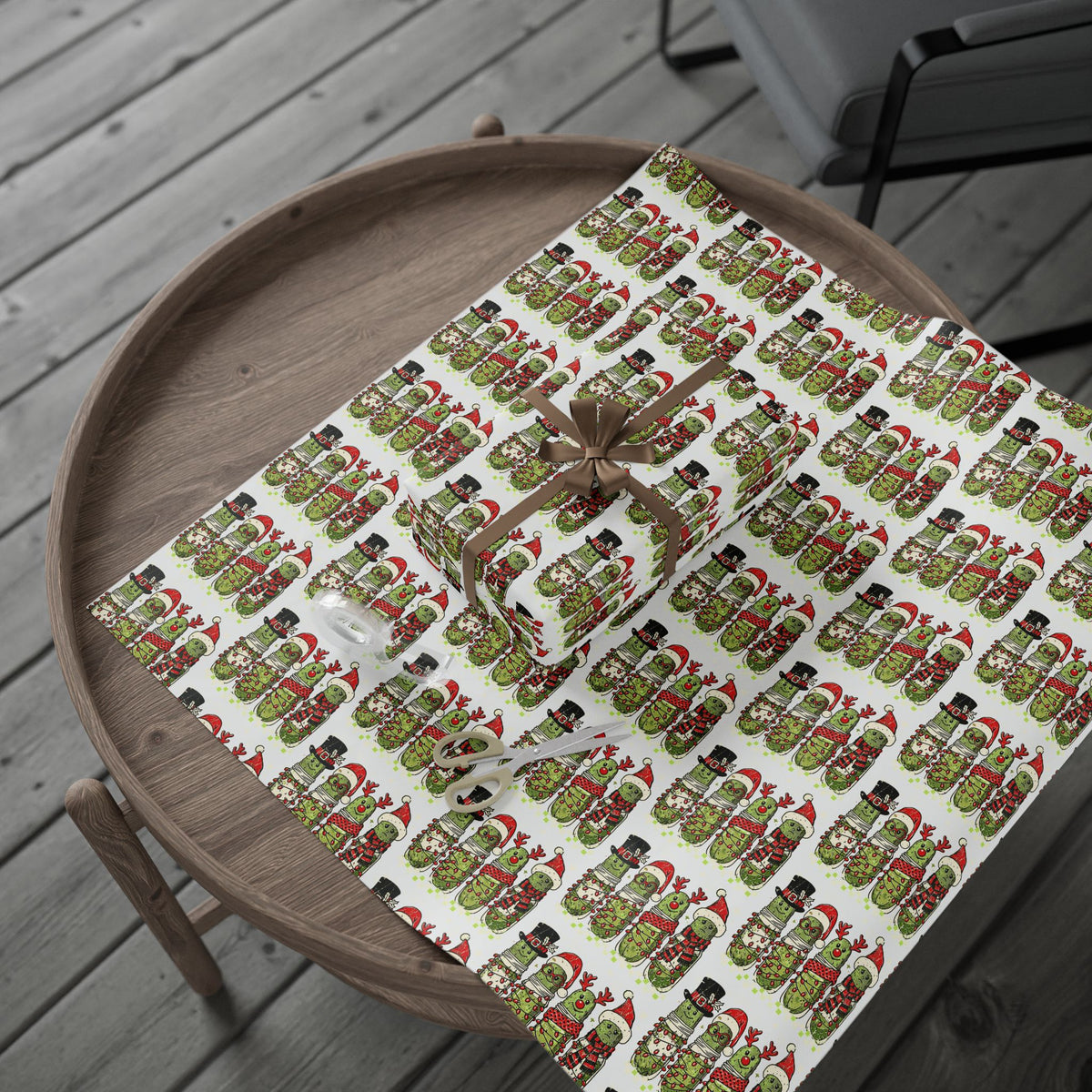 Christmas Pickles Wrapping Paper