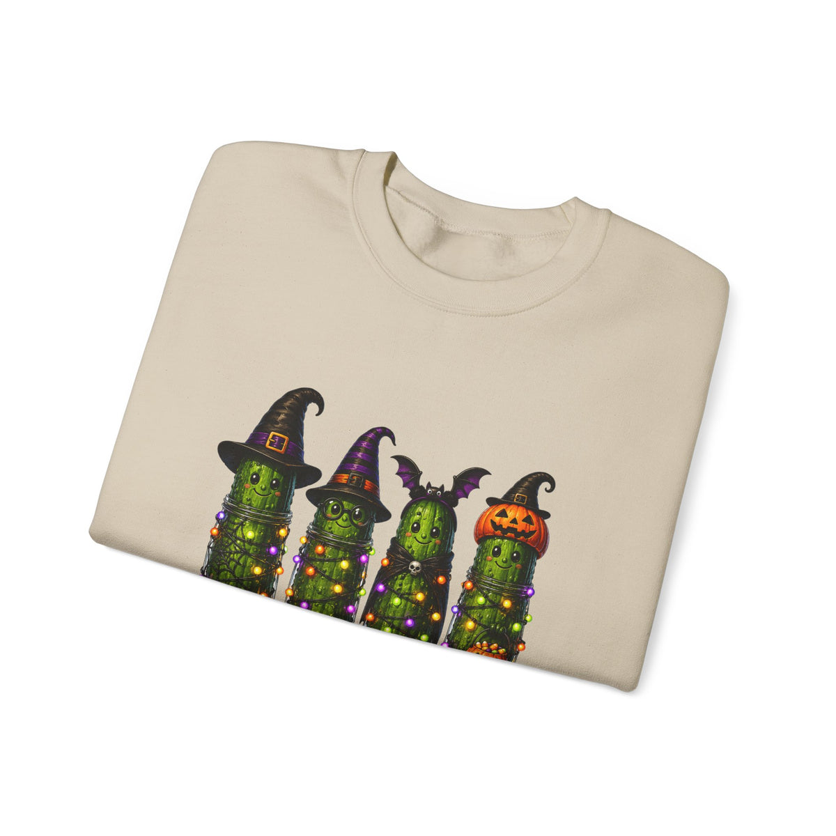 Halloween Pickle Sweatshirt — "Just Here for the Pickle Juice"