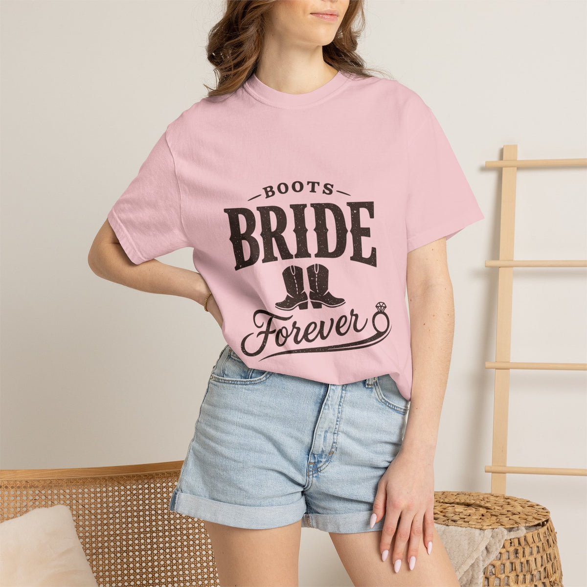 'Boots Bride Forever' Western T Shirt