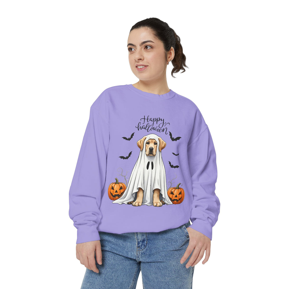 Halloween Labrador Ghost Sweatshirt