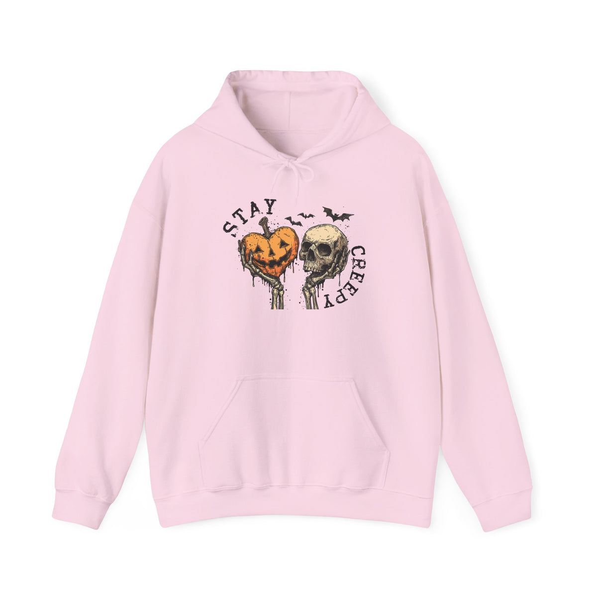 "Stay Creepy" Front + "Spooky Season" Back Halloween Skulls
